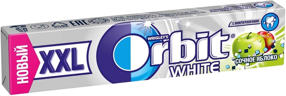Жевательная резинка Orbit White XXL Сочное яблоко