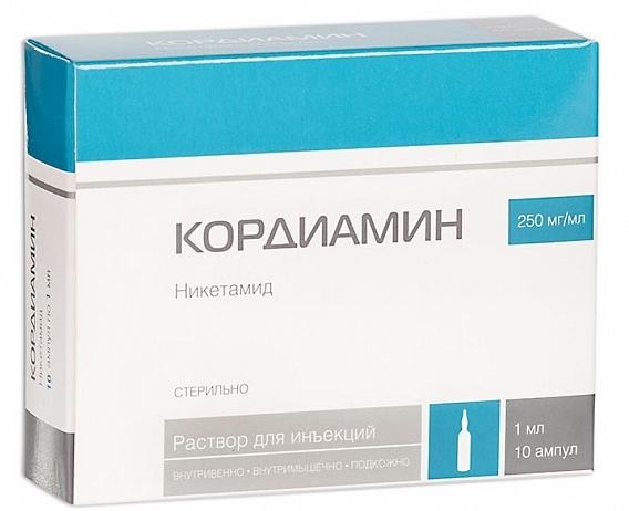 Кордиамин амп. 25% 1мл №10