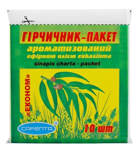 Горчичник-пакет аромат.эвкалипт N10 эконом