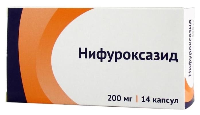 Нифуроксазид капс. 200мг N14 Озон (Р)