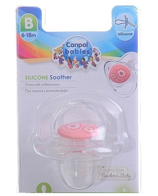 Canpol Newborn baby Пустышка силиконовая симметричная (6-18 мес.)