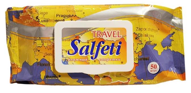Салфетка влажная Salfeti trevel №50