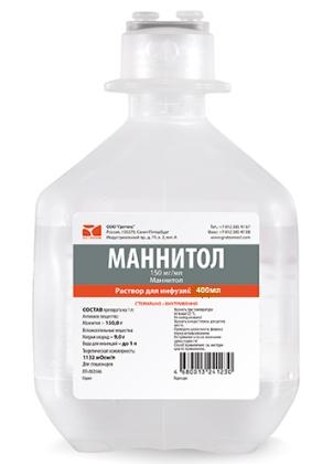 Маннитол р-р д/инф. 15% 200мл фл. (Р) Биок#
