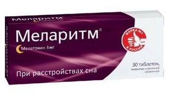 Меларитм таб. 3мг N30 (Р)
