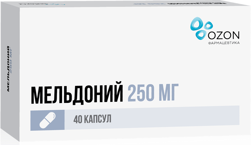 Мельдоний капс. 250мг N40 (Р) Озон
