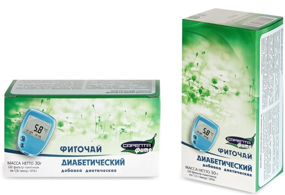 Фиточай"Сарепта Ф" диабетическ.1.5г N20 (ПТ)