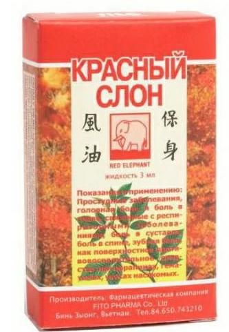 Бальзам Слон (красный) 3 мл