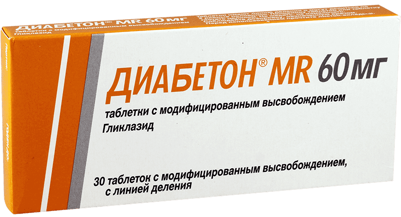 Диабетон МR таб. 60мг №30