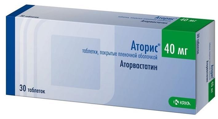 Аторис таб. 40 мг: 30 шт.