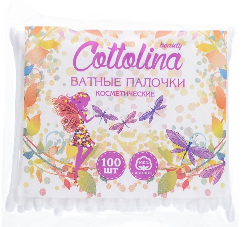 Палочки ватные Cottolina №100 ПЭ