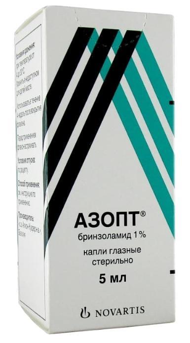 Азопт капли глазные 1% 5 мл