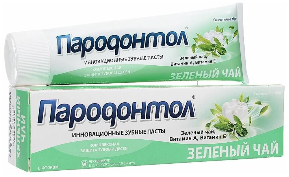 З/п Пародонтол Зеленый чай 124г (Р)
