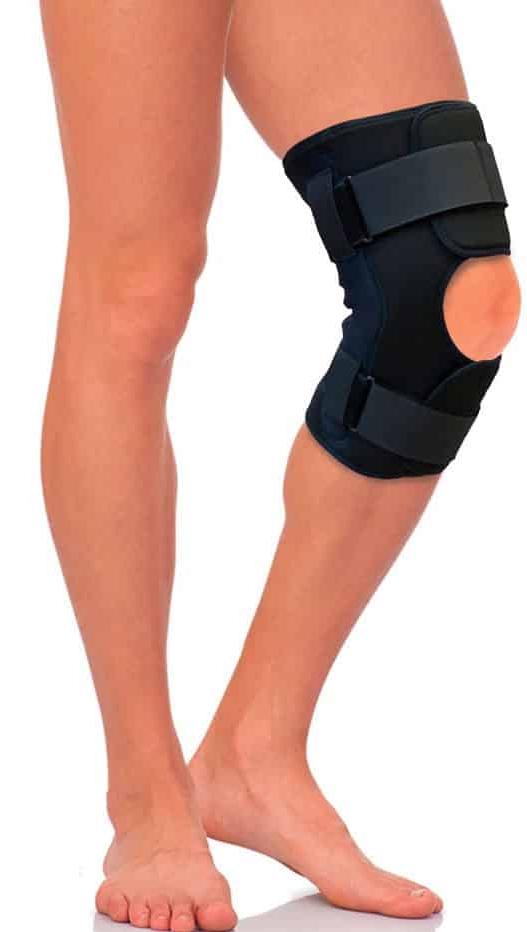 Бандаж на колен. суст. шарнир.T.44.28 р.XXL (50-55см) разъем. черн. (Р)