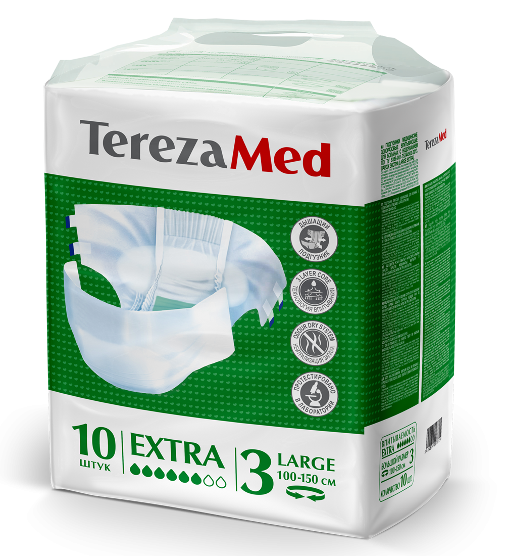 Подг.д/взр.TerezaMed Extra Large 3 N10 (100-150см)(Р)