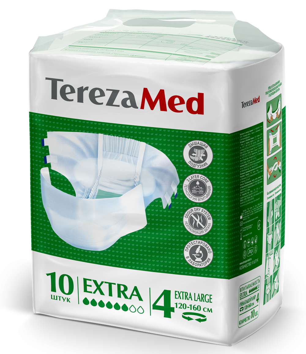 Подг.д/взр.TerezaMed Ext. Extra Large 4 N10 (120-160см)(Р)
