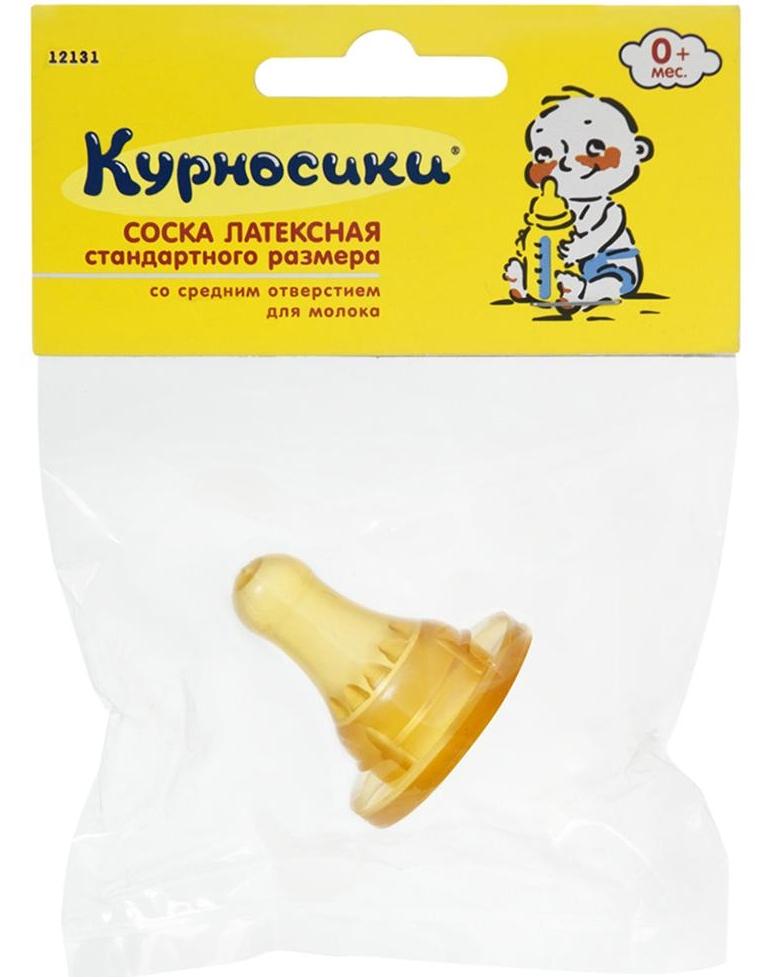 Соска латекс.станд. р-р медл.поток 0+ N1 (12131)