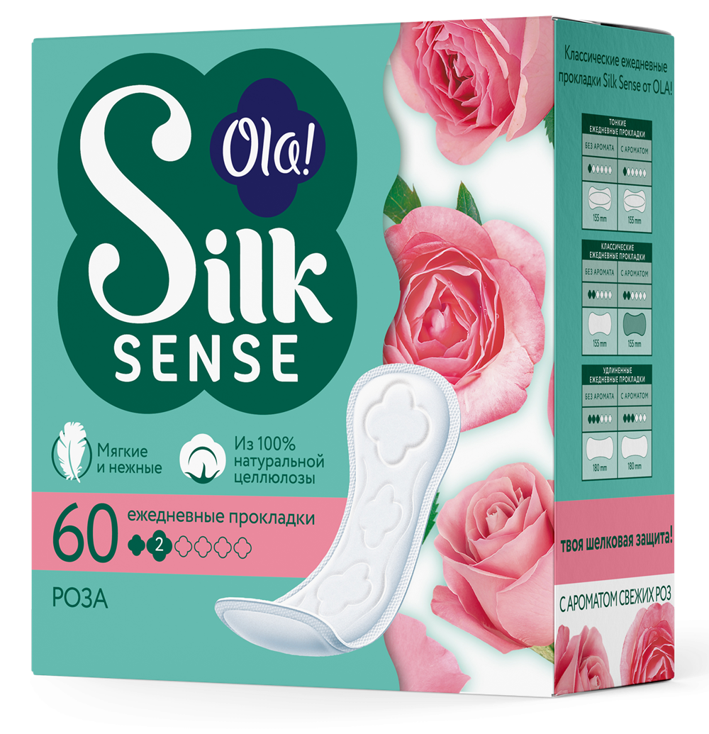 Пр.Ola! ежедн. Silk Sense Бархат.роза N60 (Р)