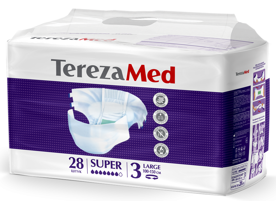 Подг.д/взр.TerezaMed Super Large 3 N28 (100-150см)(Р)