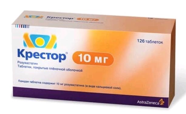 Крестор таб. п/о 10мг N 126 (Р)