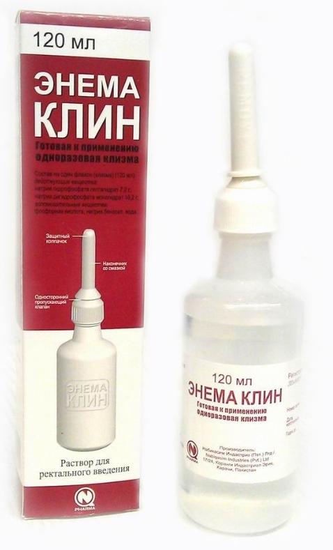 Энема Клин р-р д/рект.введ. 120мл клизма (Р)