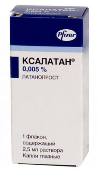 Ксалатан капли глаз. 0.005% 2.5мл N1 (Р)