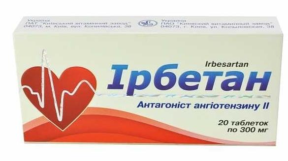 Ирбетан таб. 300 мг: 20 шт.