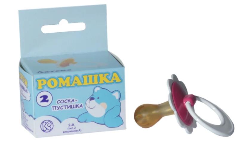 Соска-пустышка "Ромашка-2" с кольц. п/э уп.