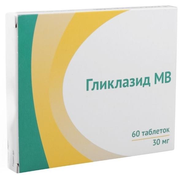 Гликлазид МВ таб. 60мг N30 (Р) (Диабетон)#