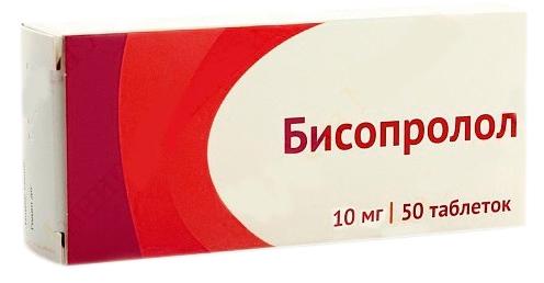 Бисопролол таб. 10мг N50 (Р) Озон#