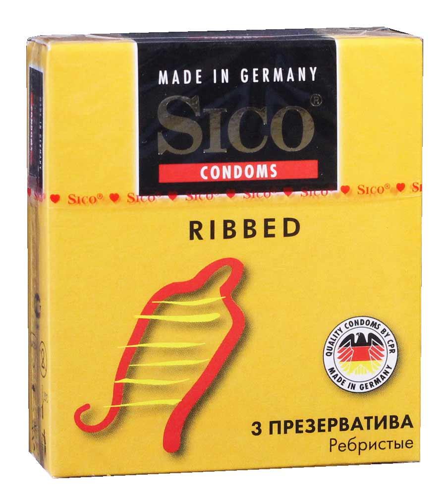 Презерв.Sico Ribbed Ребристые N3