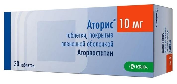Аторис таб. 10 мг: 30 шт.