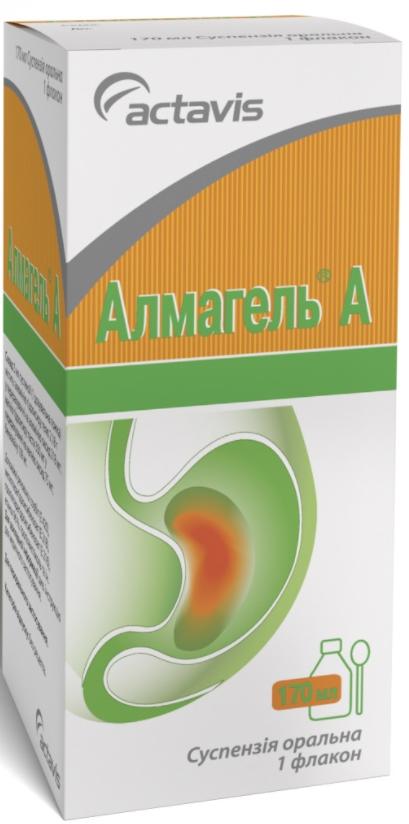 Алмагель А суспензия 170 мл