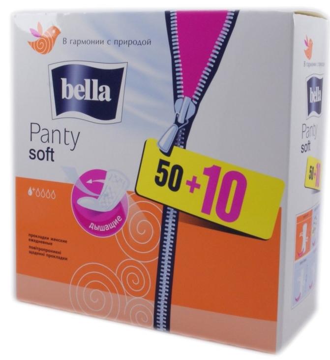 Прокладки ежедневные Bella Panty Soft Deo fresh № 50+10