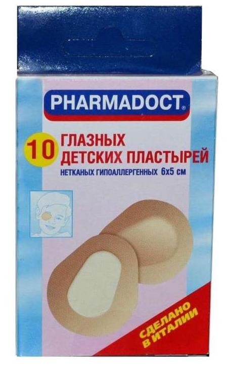 Пласт. Pharmadoct Глазной детский N10 (6х5см) кор.(Р)