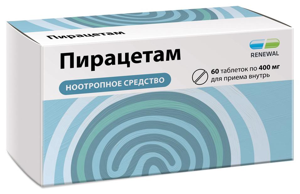 Пирацетам Реневал таб. 400мг N60 (Р)#