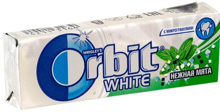 Ж/р Orbit White Нежная мята 13.6г (Р) (ПТ)