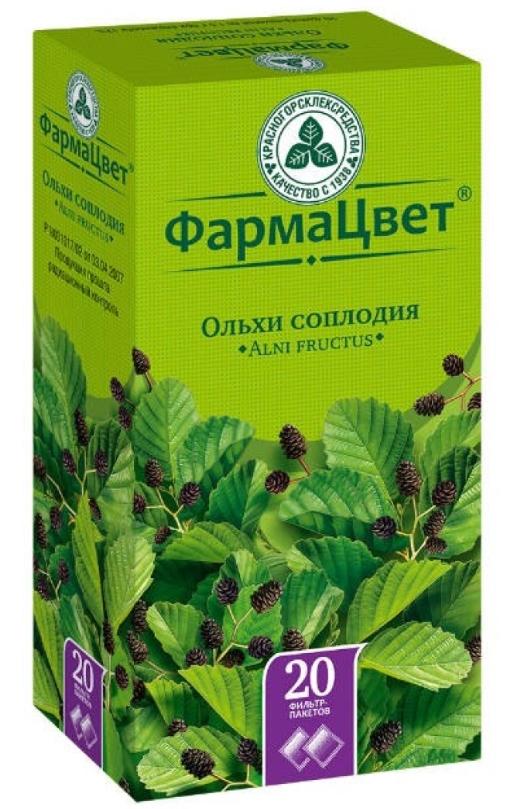 ЛРС соплодия ольхи ф/п 1.5г N 20 (Р)