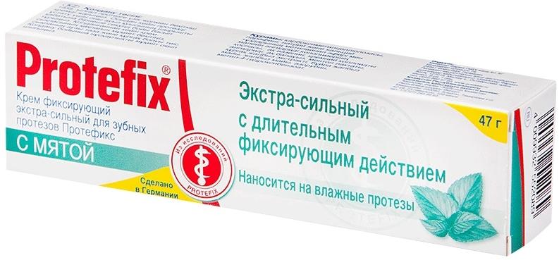 Протефикс фикс.крем Мята 47г/40мл э/сильный (Р)