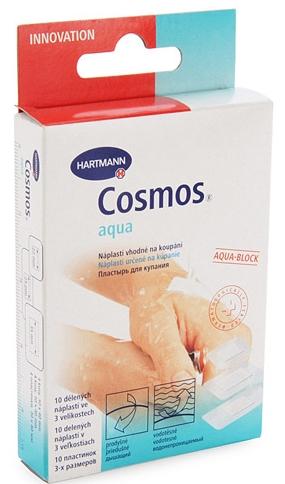 Cosmos Aqua Пластырь водостойкий прозрачный: 10 шт.