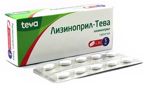 Лизиноприл-Тева таб. 5мг N30 (Р)#
