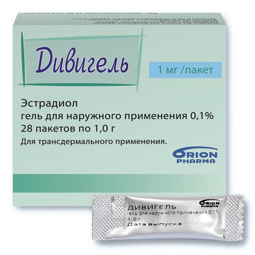 Дивигель гель трансдермал.пак.0.1% 0.5г N28 д/наруж.прим. (Р)
