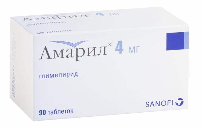 Амарил таб. 4мг N90 (Р)