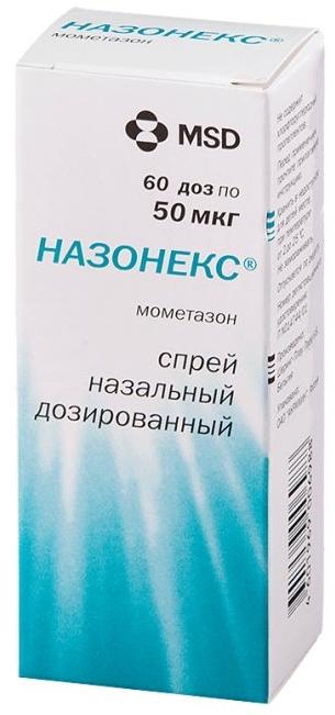 Назонекс спрей наз. 50мкг/доз 60доз (Р)