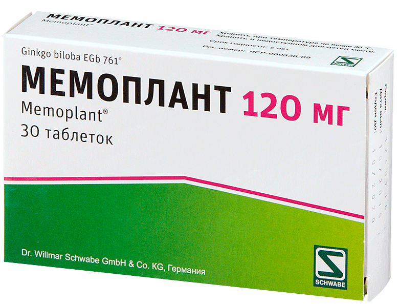 Мемоплант таб. 120мг N30 (Р)