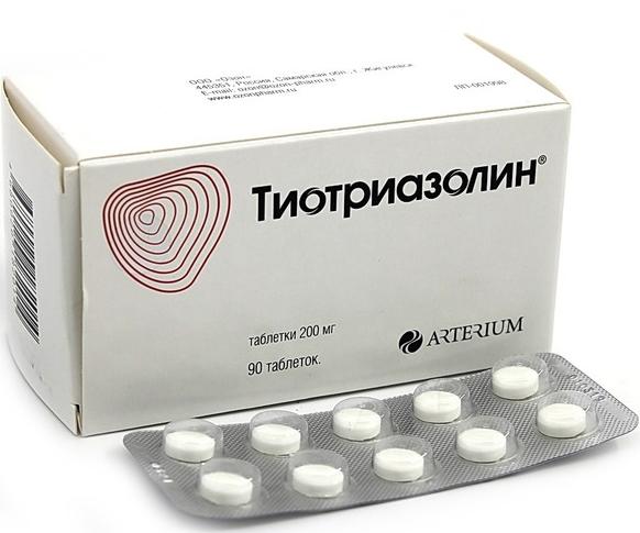 Тиотриазолин таб. 200 мг: 90 шт.