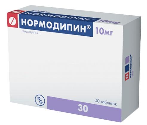 Нормодипин таб. 10 мг: 30 шт.