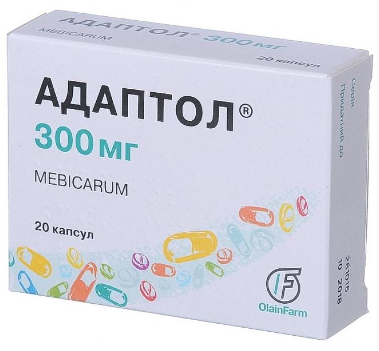 Адаптол капс. 300 мг: 20 шт.