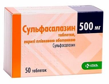 Сульфасалазин-ЕН таб. 500мг N50 (Р)#