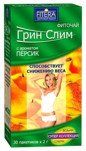 Фиточай Грин Слим Персик 2г №30