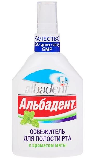 Освежитель д/рта спр."Альбадент" мята 35мл (Р)